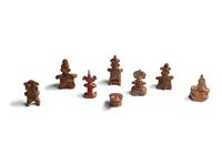 Eight Nayarit and Colima Terracotta Musicians