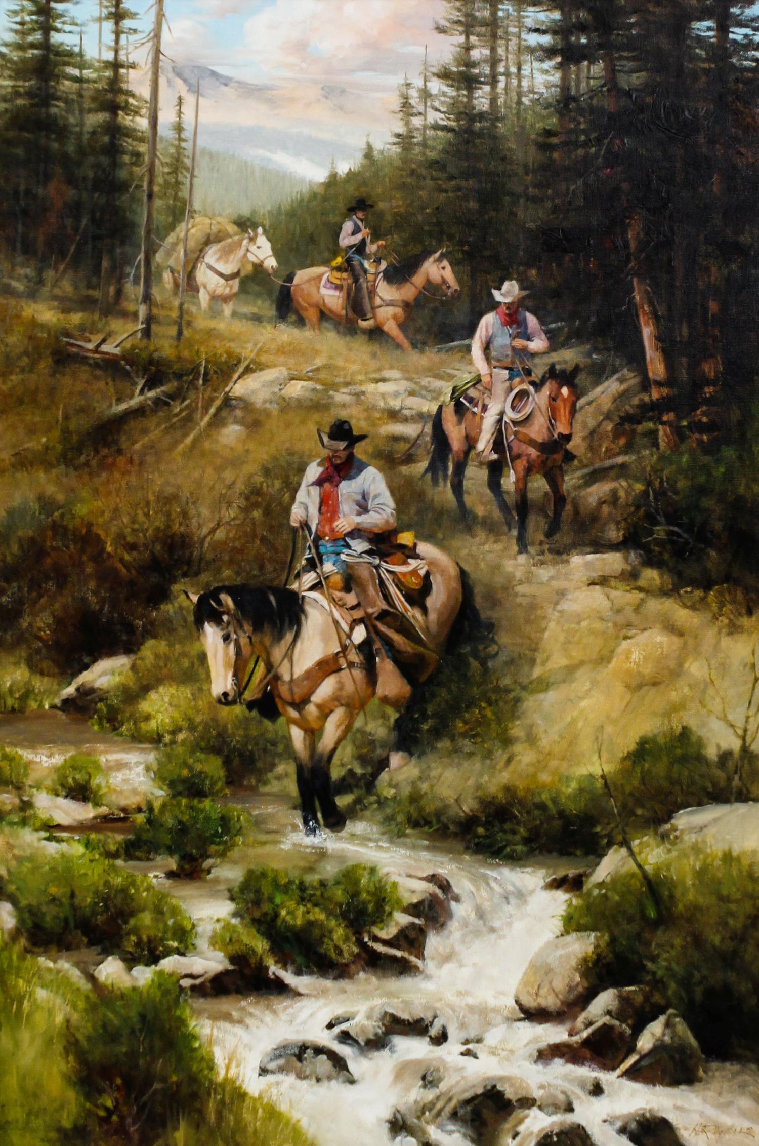 Howard Rogers, (American, b. 1932), Riding the High Country