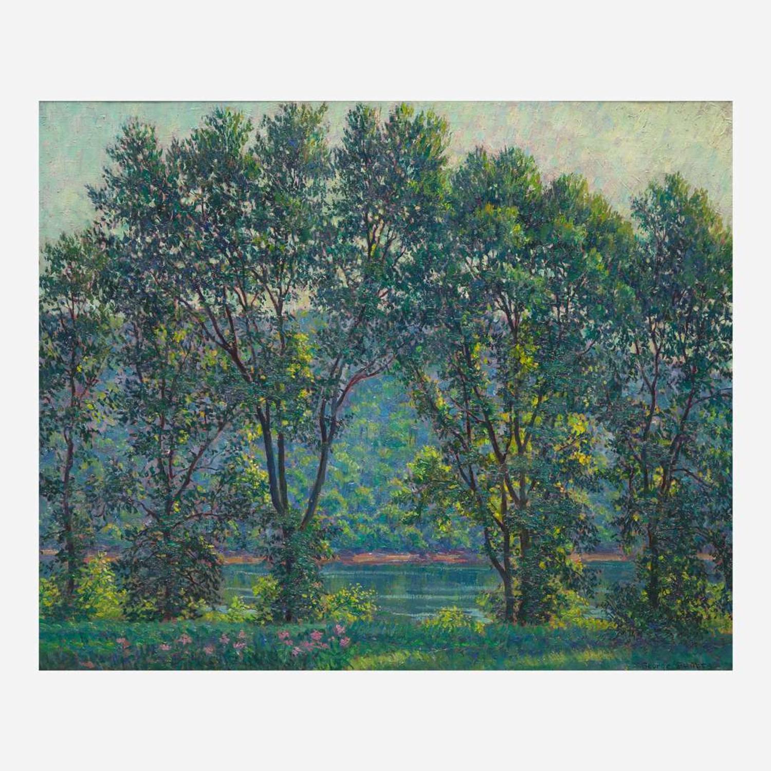 Samuel George Phillips (American, 1890–1965) Summer on the Delaware