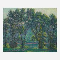 Samuel George Phillips (American, 1890–1965) Summer on the Delaware