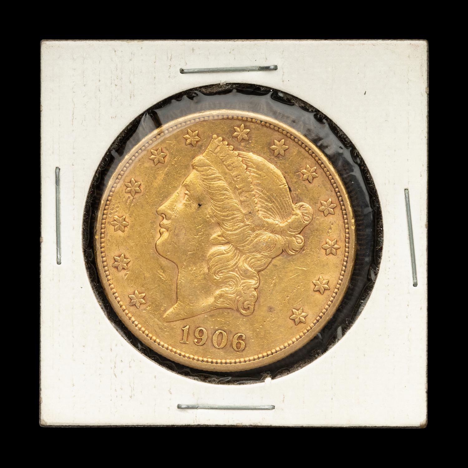 A 1906-S Liberty Head $20 Gold Coin