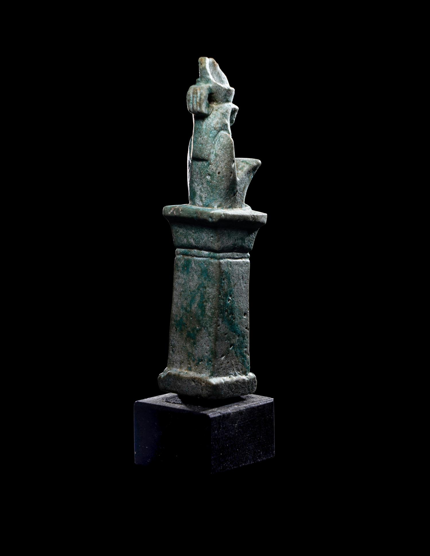 An Egyptian Faience Horus