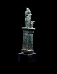 An Egyptian Faience Horus