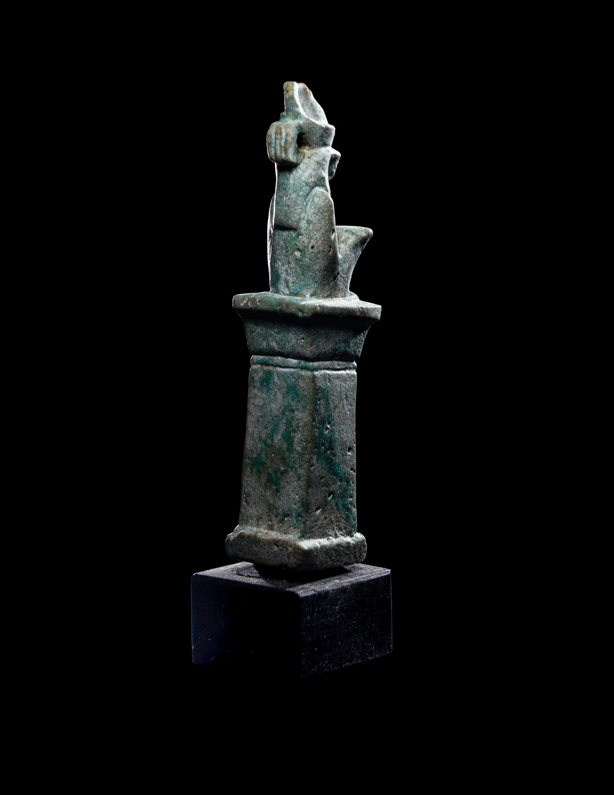 An Egyptian Faience Horus