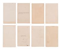 [LINCOLNIANA]. 14 CDVs related to Lincoln and his family, incl. mourning images.