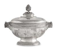A Small Sterling Silver Covered Tureen, John C. Moore for Tiffany & Co., New York, NY, Circa 1865-1870