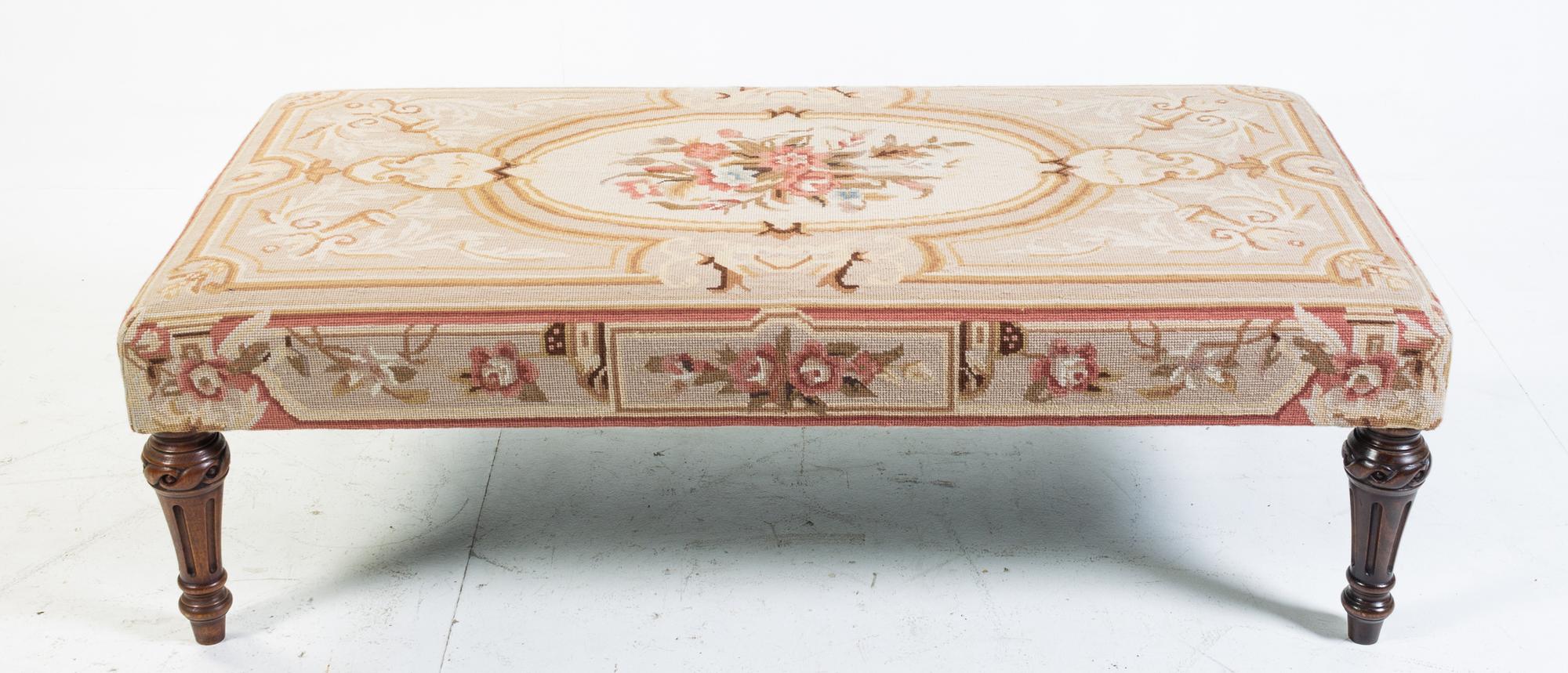 A Louis XVI Style Bench Height 15 x width 48 x depth 26 inches. — LATE 19TH/EARLY 20TH CENTURY