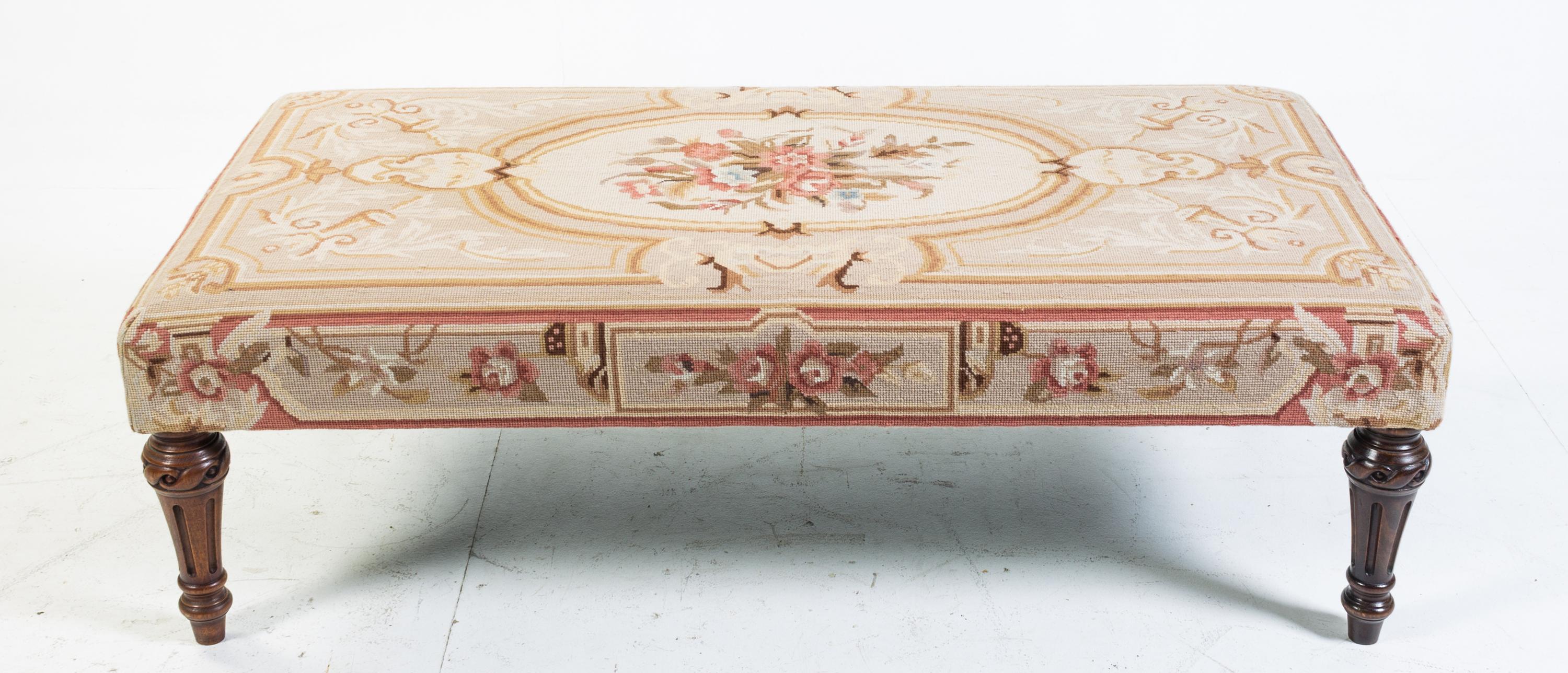 A Louis XVI Style Bench Height 15 x width 48 x depth 26 inches. — LATE 19TH/EARLY 20TH CENTURY