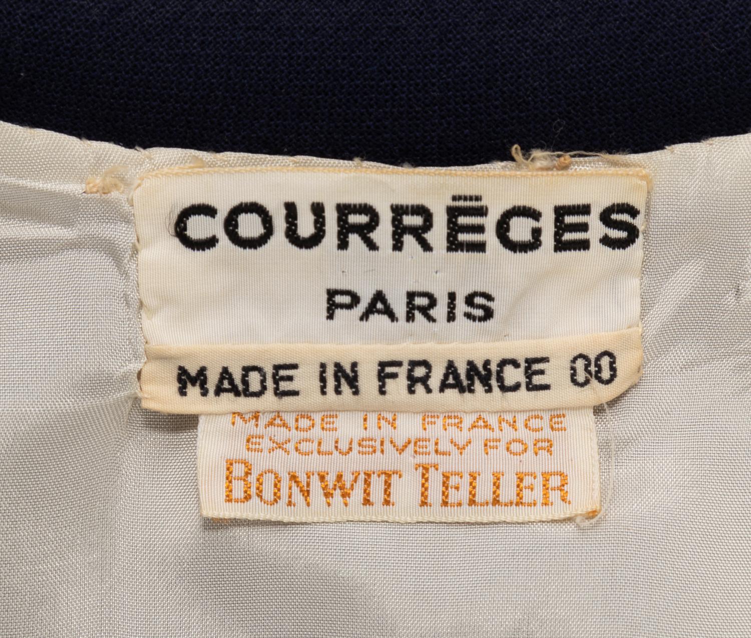 André Courrèges Belted Day Dress, 1960s
