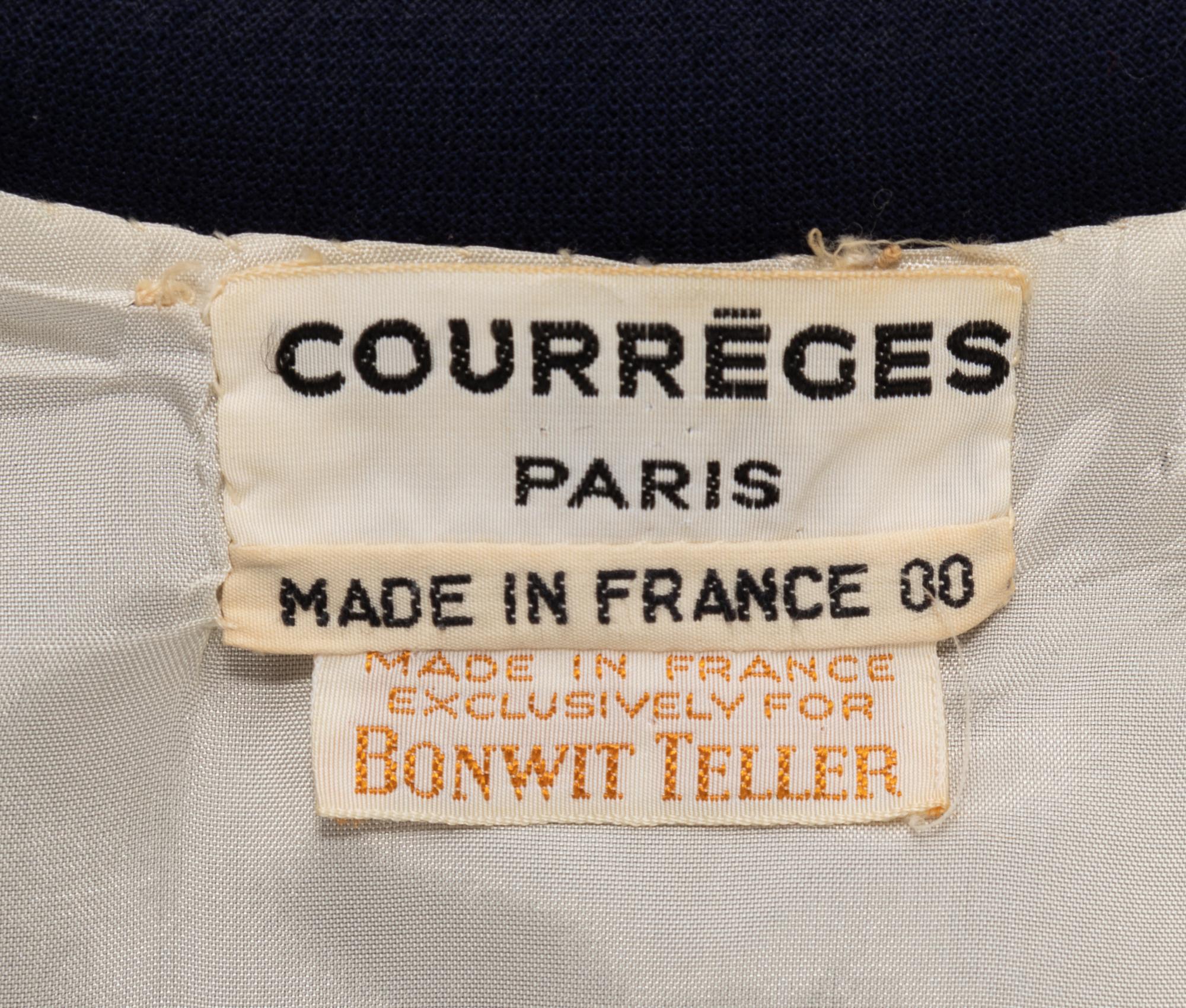 André Courrèges Belted Day Dress, 1960s