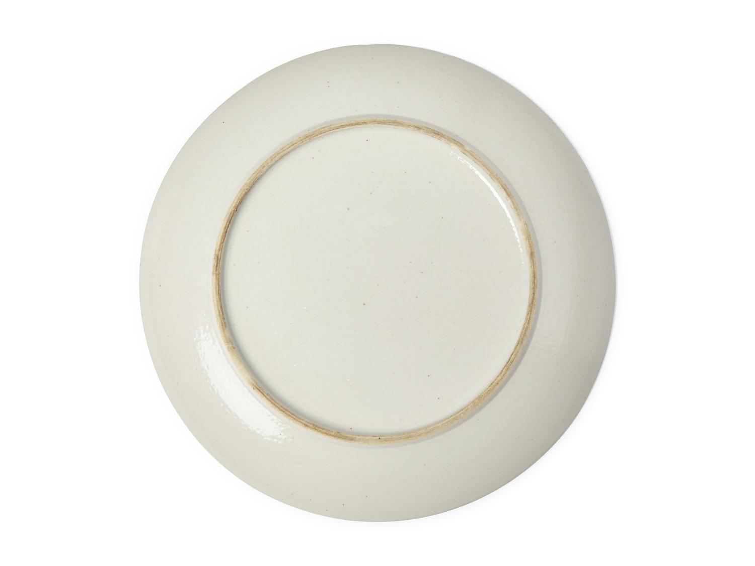 A Famille Verte Porcelain "Meiren" Dish 粉彩美人盤