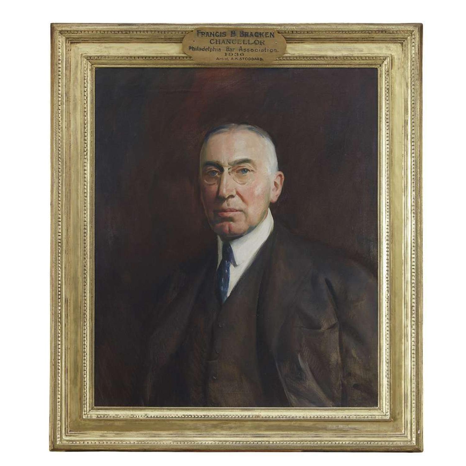 Alice Kent Stoddard (1884-1976) Portrait of Francis Bernard Bracken (1869-1937)