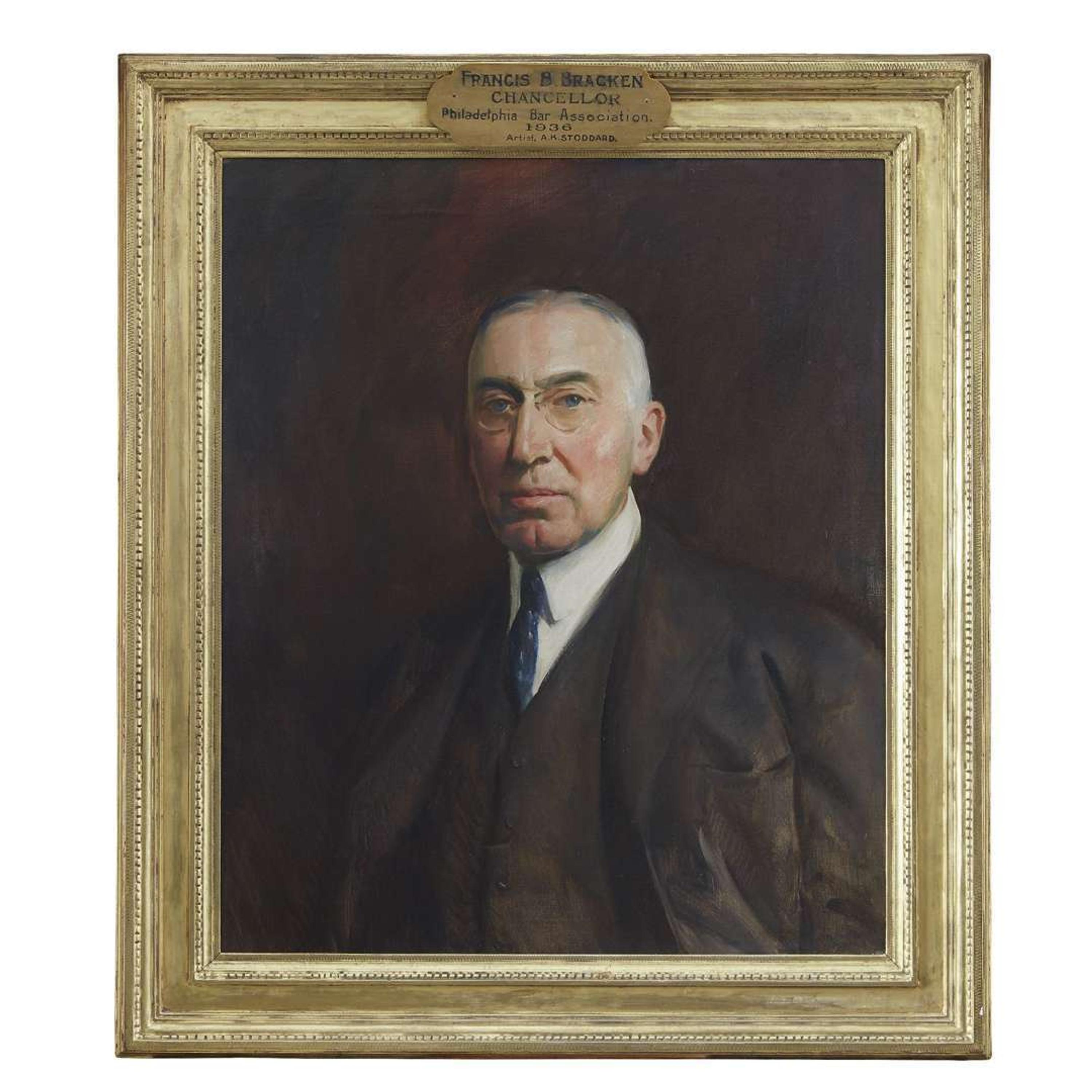 Alice Kent Stoddard (1884-1976) Portrait of Francis Bernard Bracken (1869-1937)