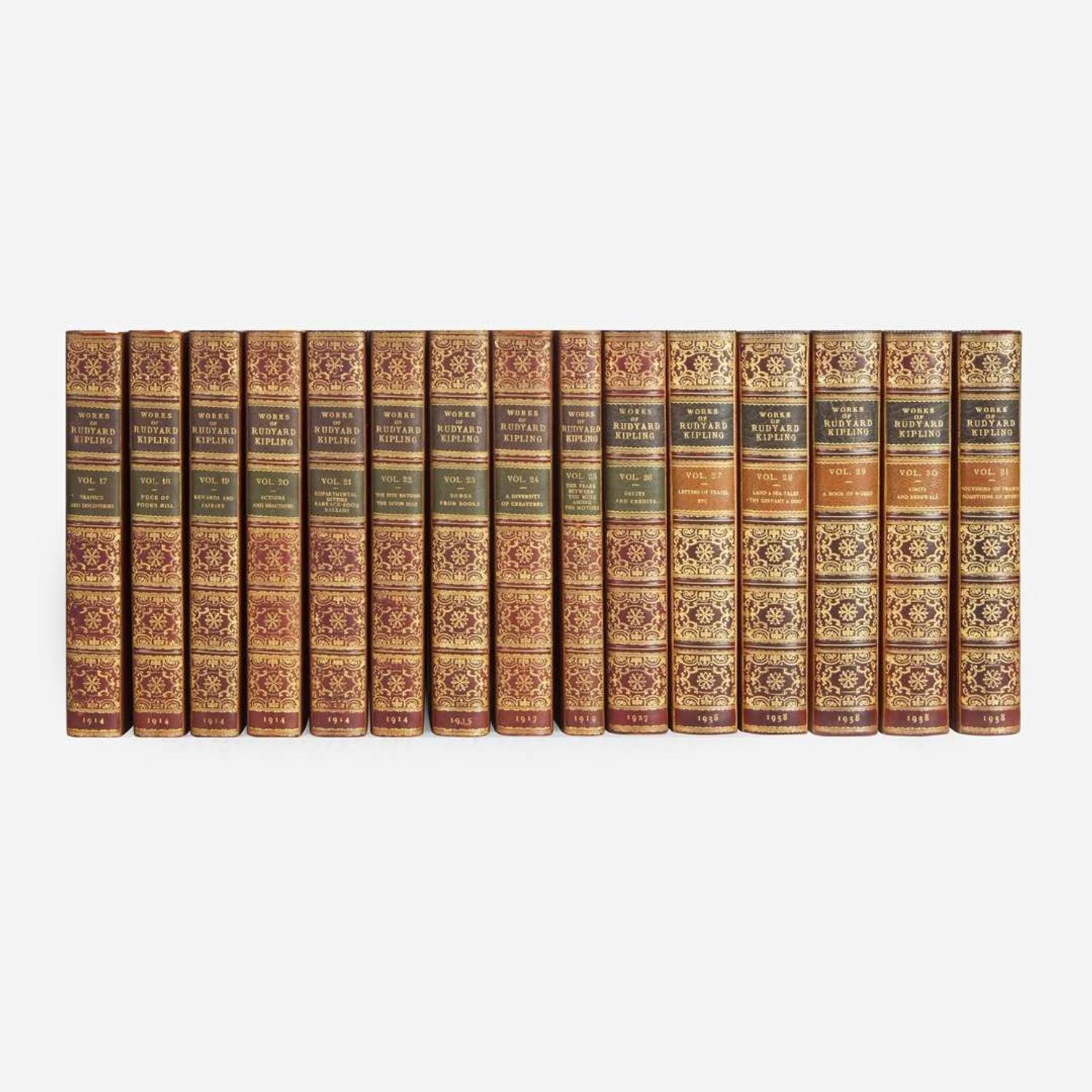 [Fine Bindings] Kipling, Rudyard The Works of Rudyard Kipling