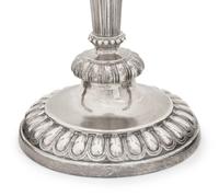 A Set of Four Victorian Silver Candlesticks
