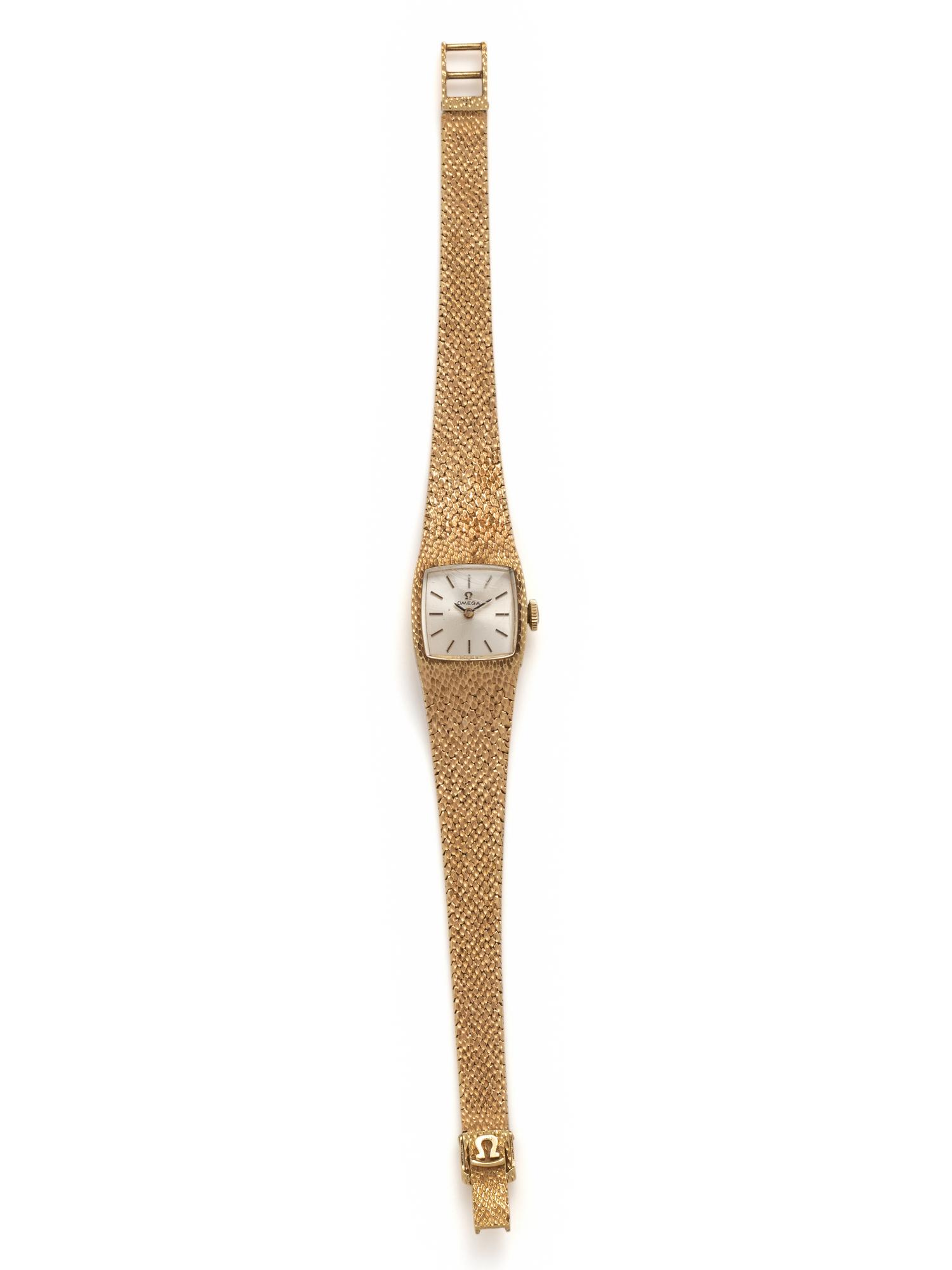 OMEGA, 14K YELLOW GOLD WATCH