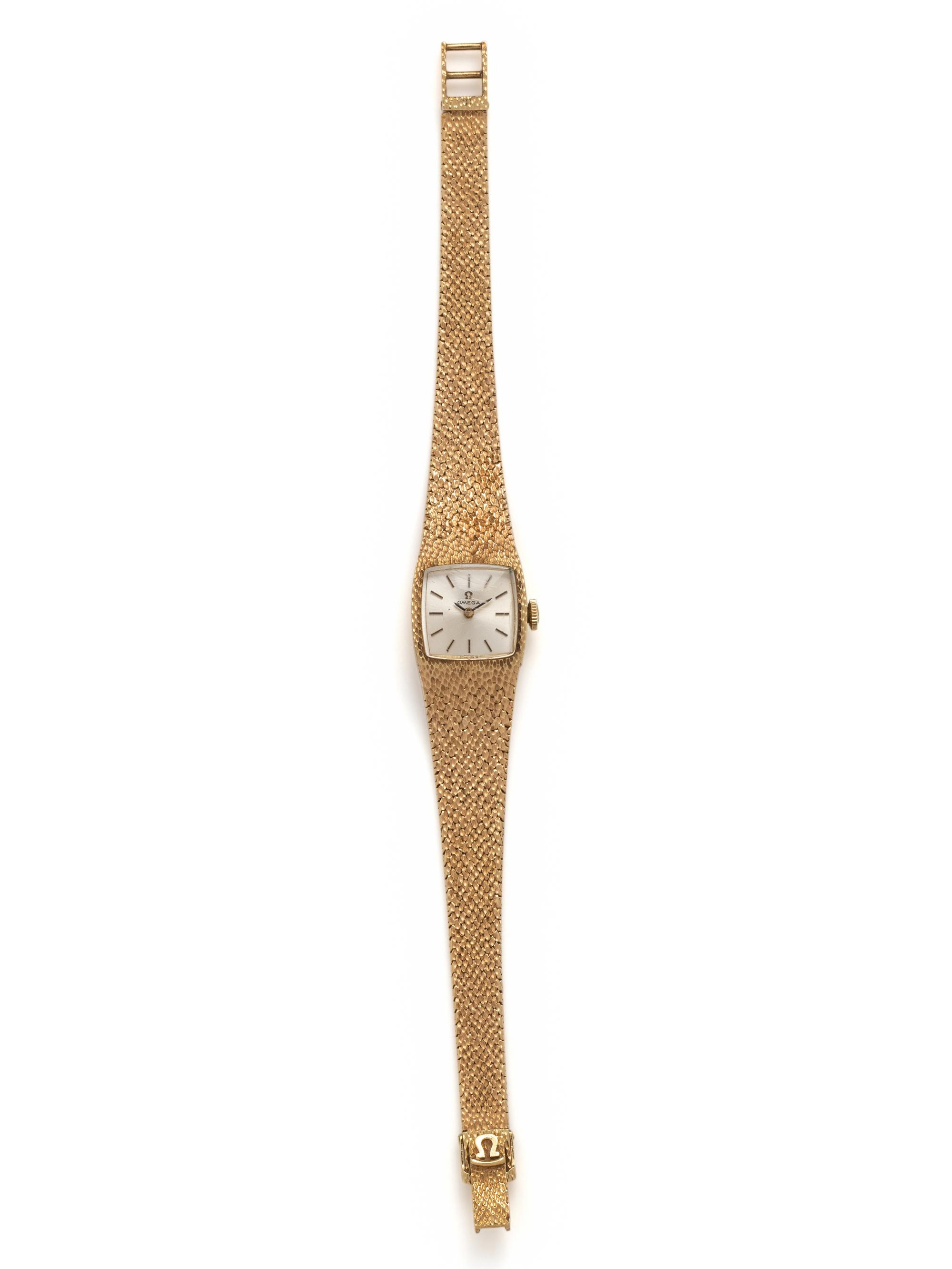 OMEGA, 14K YELLOW GOLD WATCH