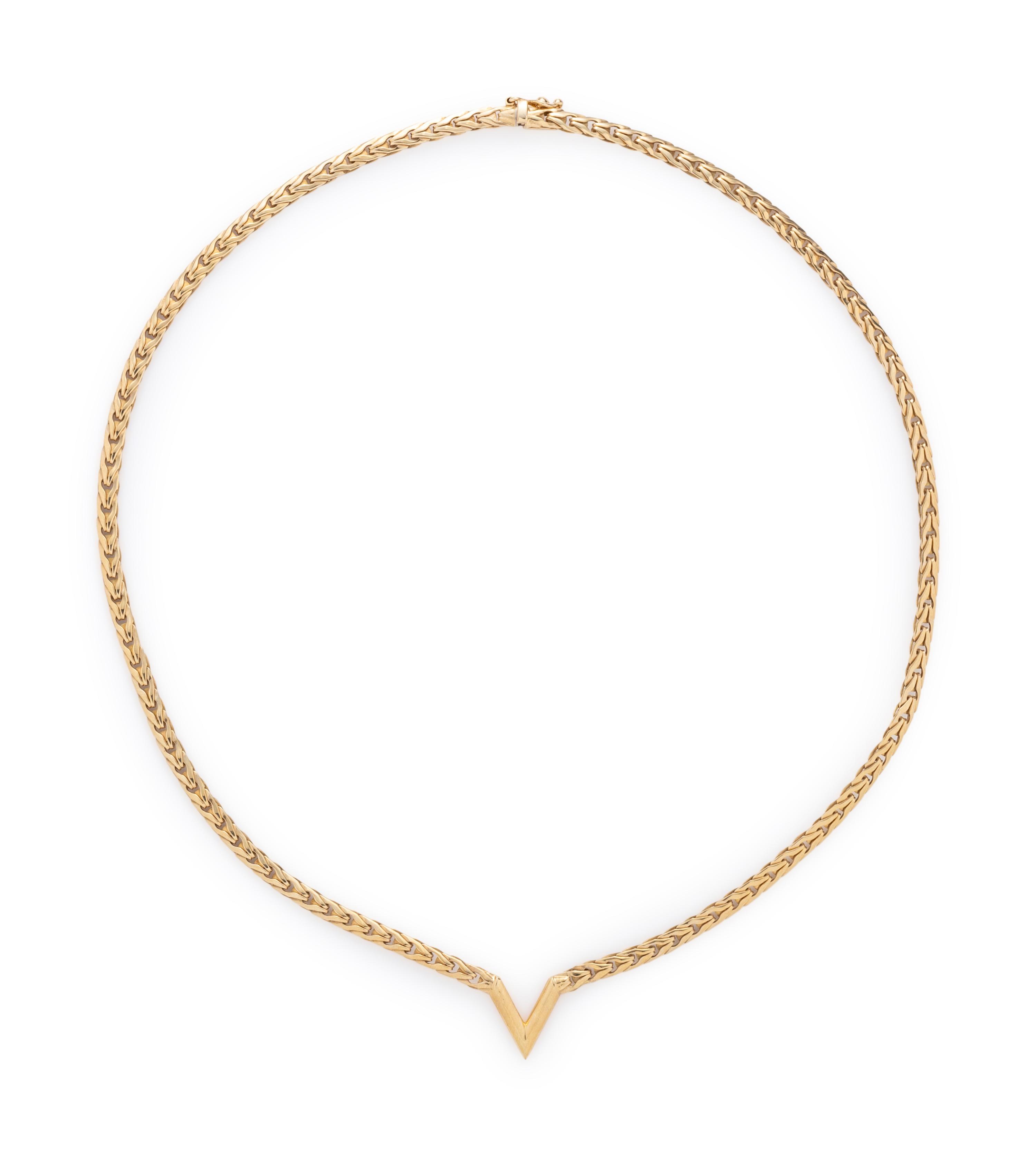YELLOW GOLD NECKLACE