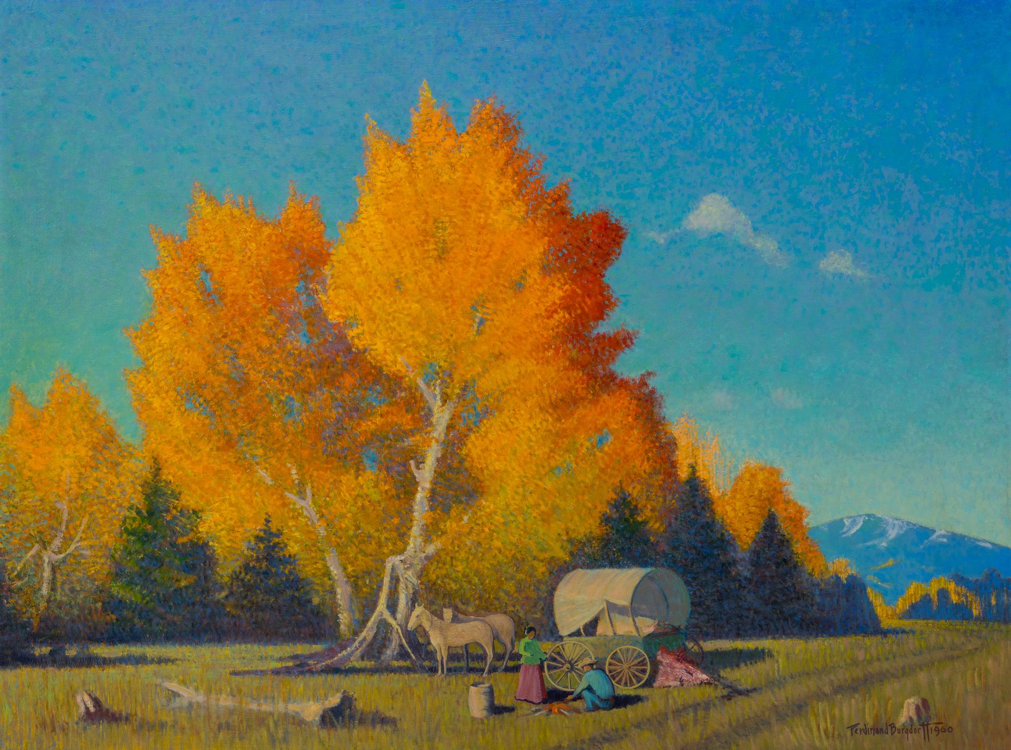 Cottonwood Trees , 1960