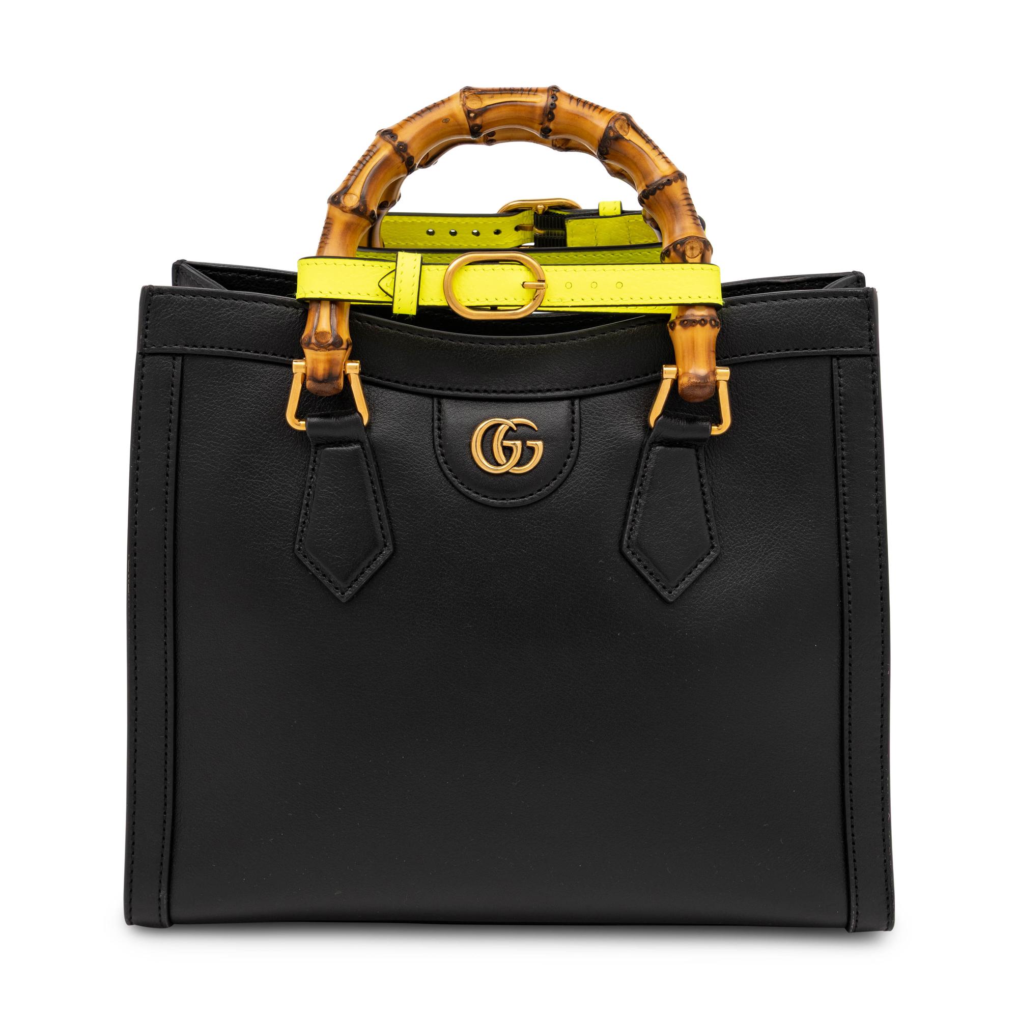 Gucci, Medium Diana Tote in Black Leather