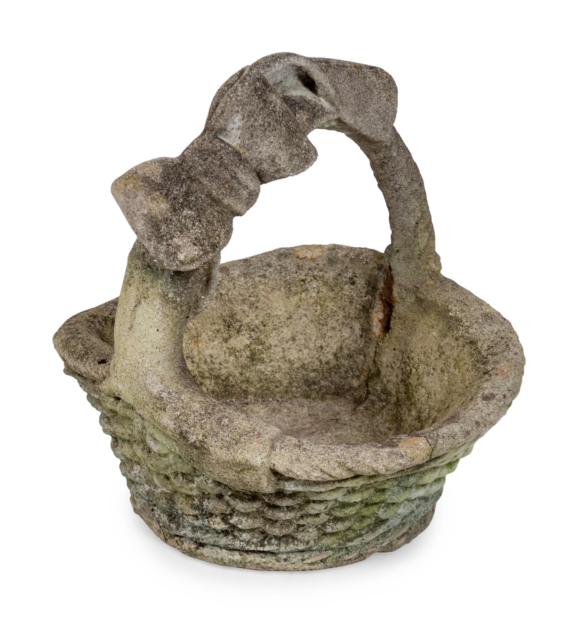A Cast Stone Garden Ornament