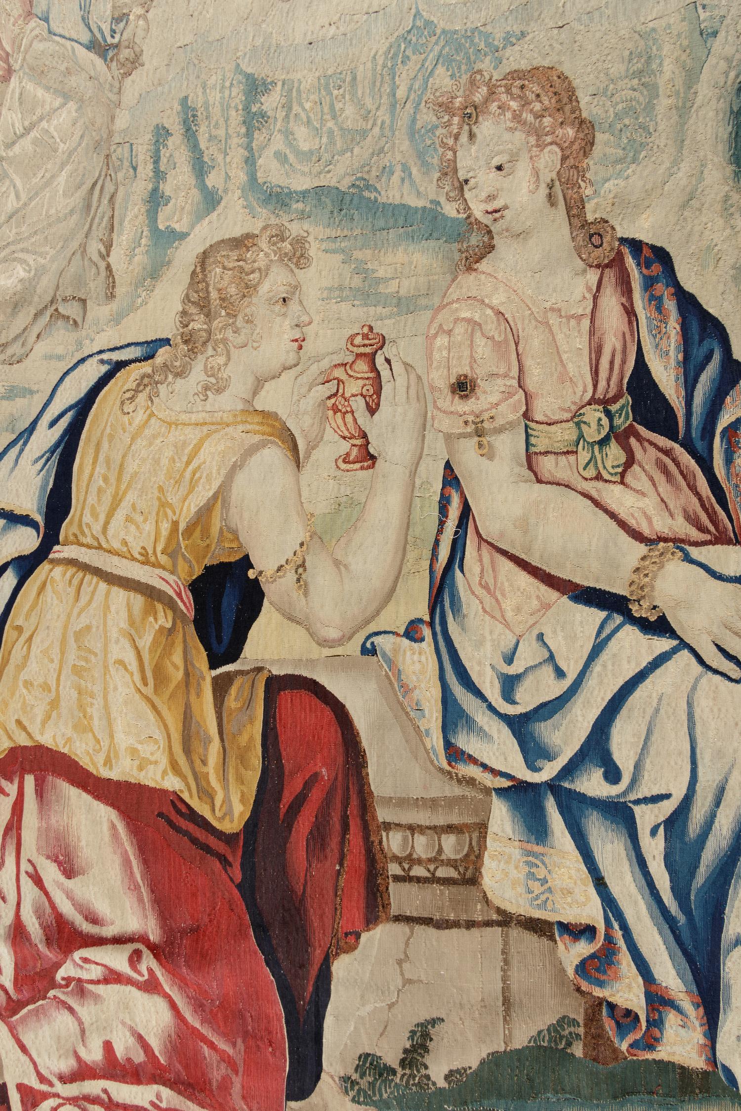 A Continental Wool Tapestry