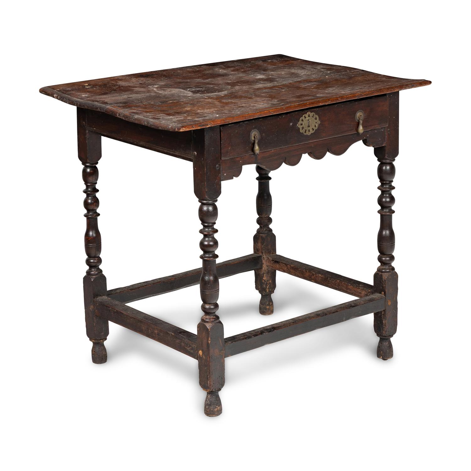 A Queen Anne Oak Side Table