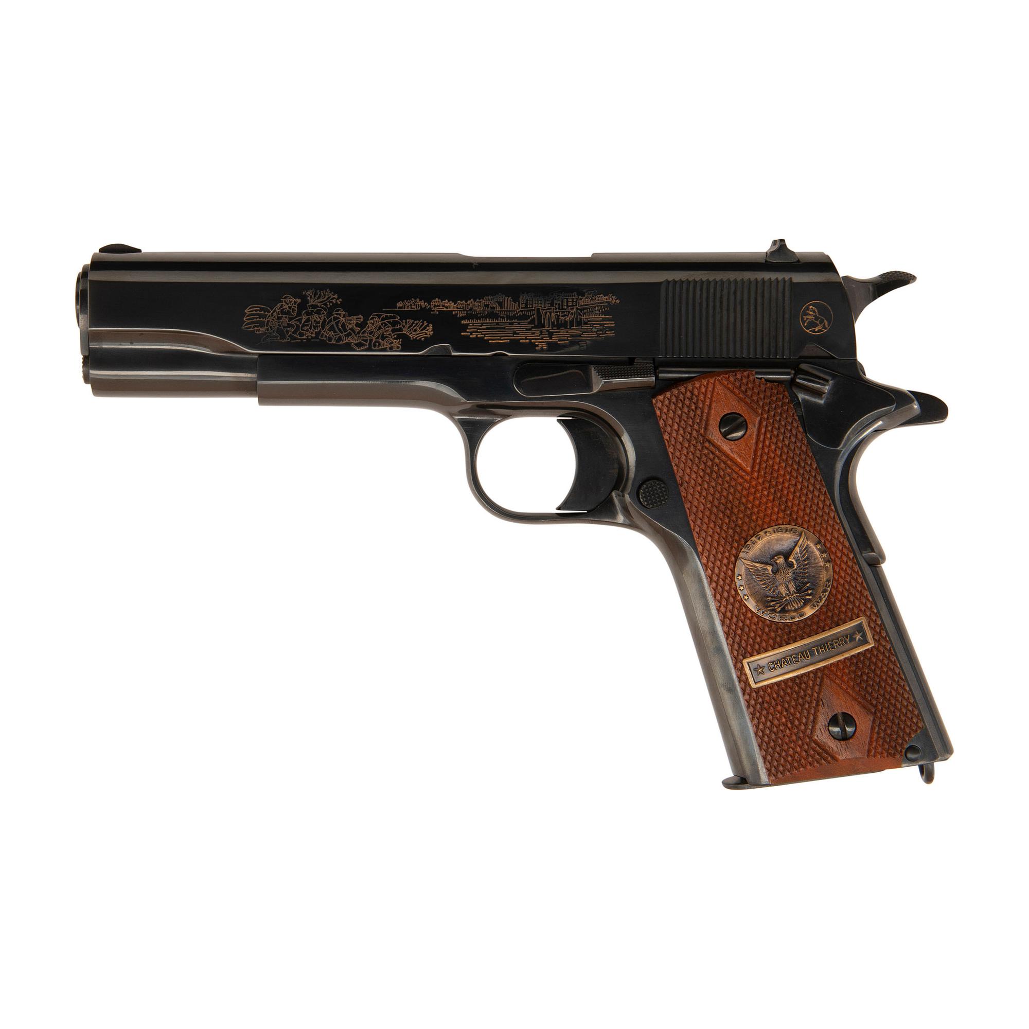 **Colt 1911 World War I Chateau-Thierry Commemorative in Display Case