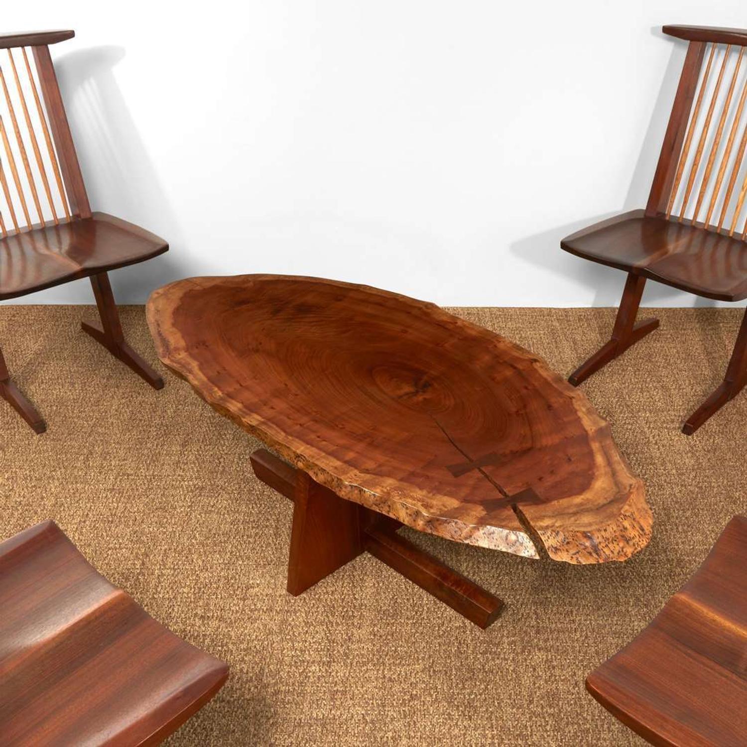 George Nakashima Special "Minguren I" Coffee Table, New Hope, Pennsylvania, 1979