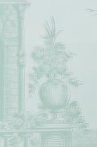 A Pair of Art Nouveau Style Etched Glass Windows