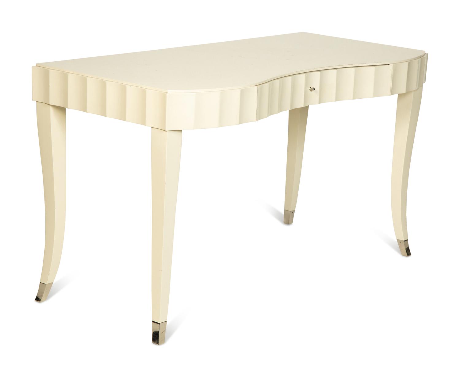 A Barbara Barry for Baker White-Painted Desk