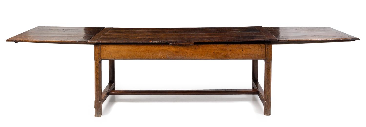 A French Provincial Oak Draw-Leaf Table