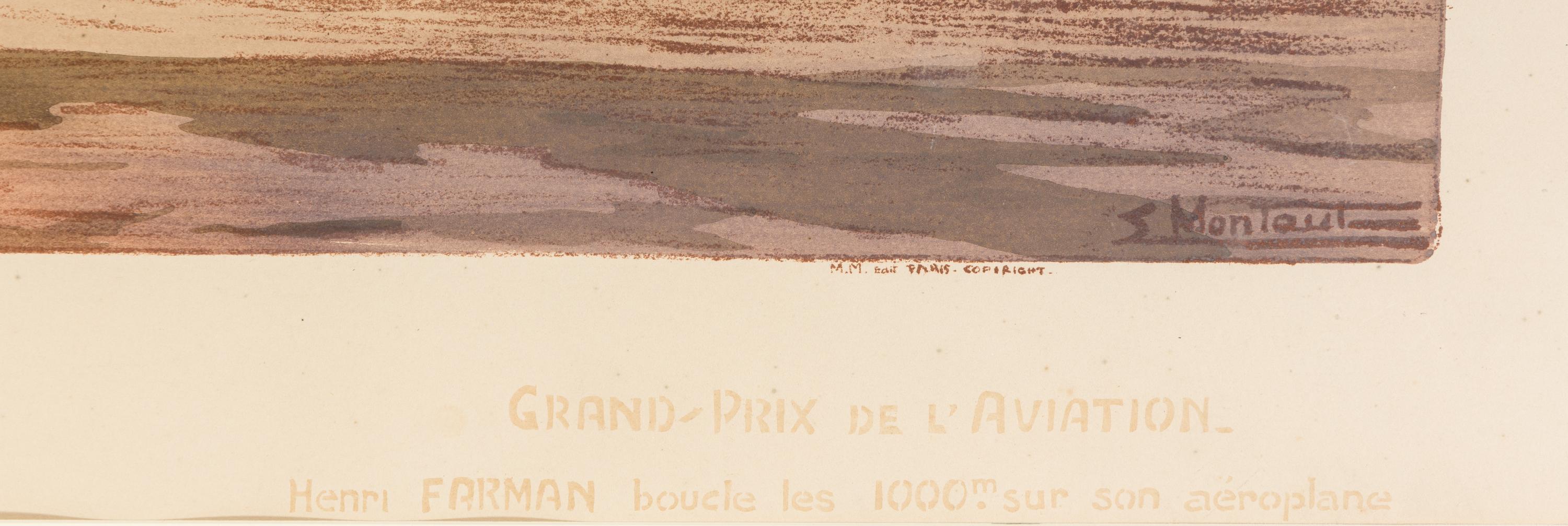 A Pair of Prints ( Un Match Moderne and Grand Prix De L'Aviation )