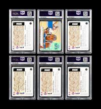 A Group of Six 1992 Upper Deck and Fleer Ultra Shaquille O'Neal PSA Graded Basketball Cards,