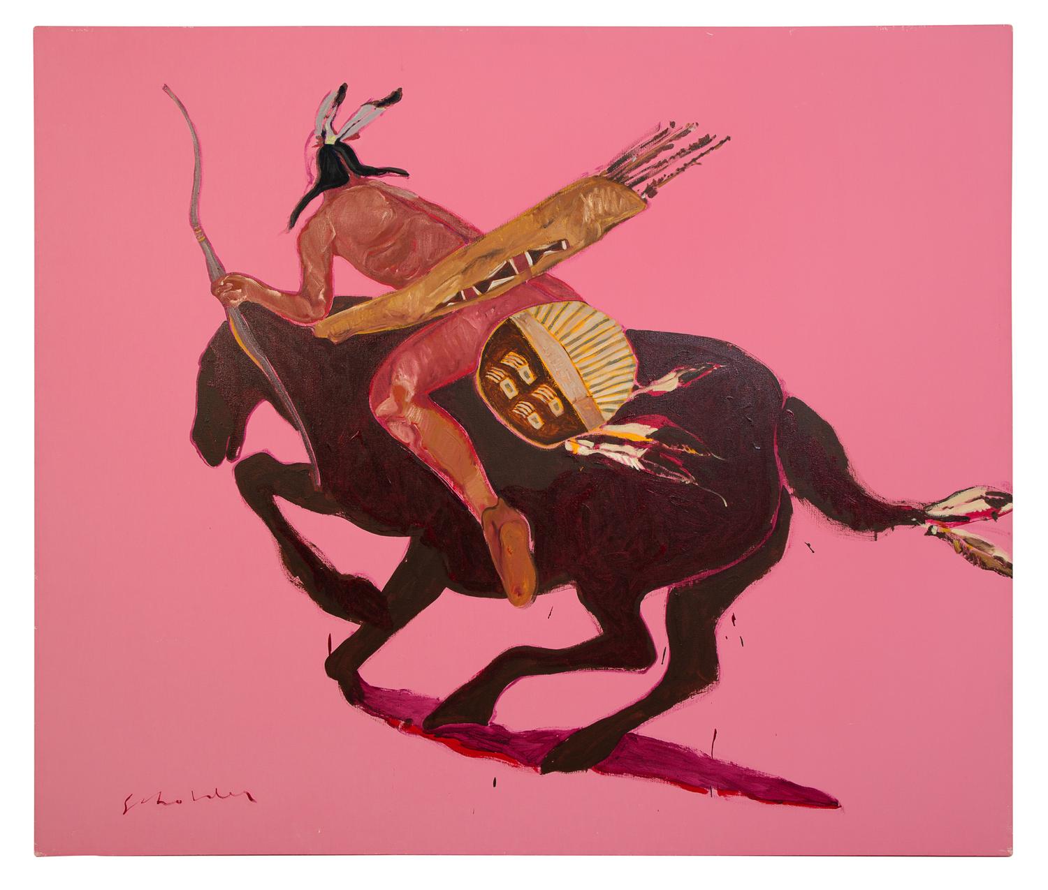 Hollywood Indian and Horse #2, 1973