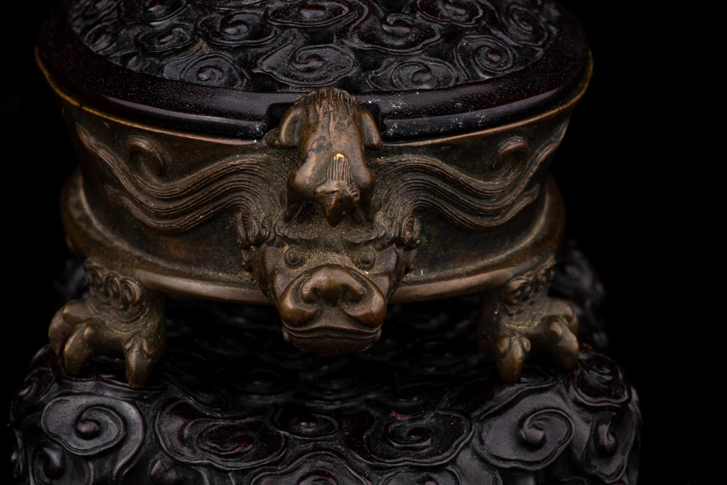 A Chinese Bronze Incense Burner