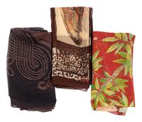 Three Hermès 90cm Silk Chiffon Scarves