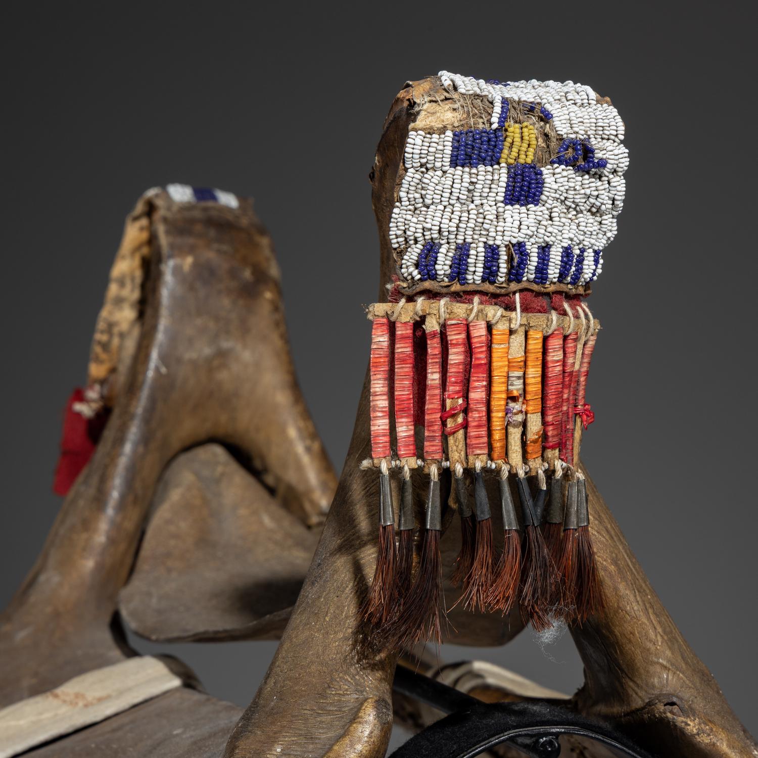 Sioux Child's Beaded Saddle Tree