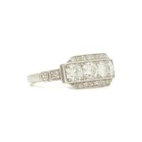 PLATINUM AND DIAMOND RING