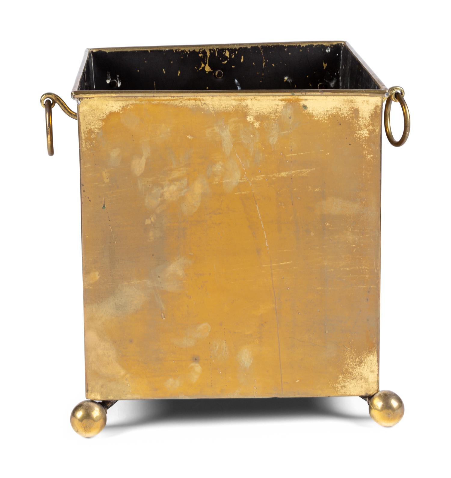 A Victorian Brass Jardinière