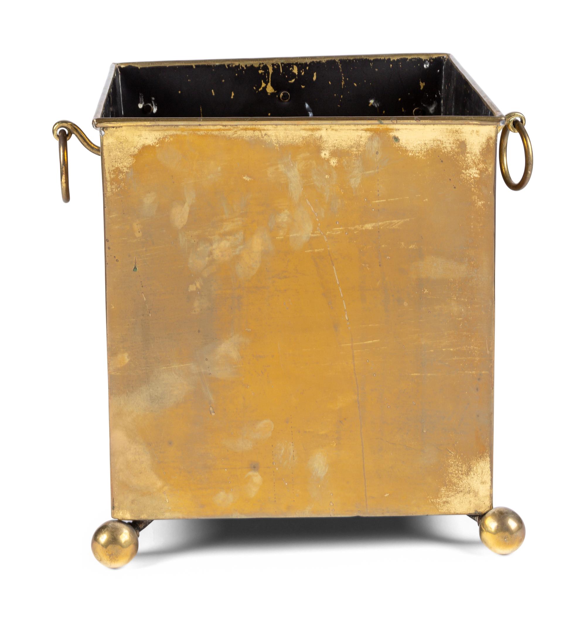 A Victorian Brass Jardinière