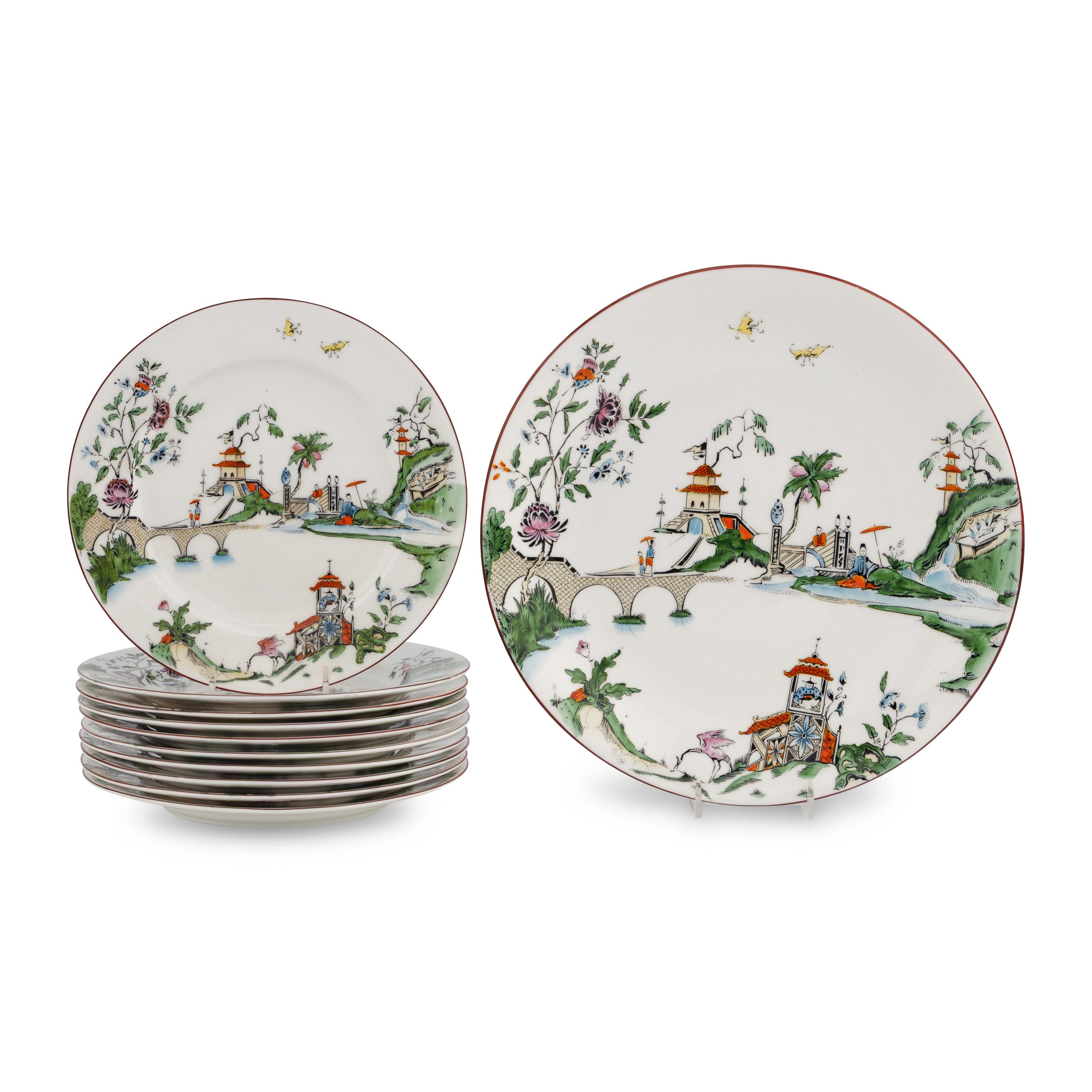 A Royal Worcester Porcelain Table Service