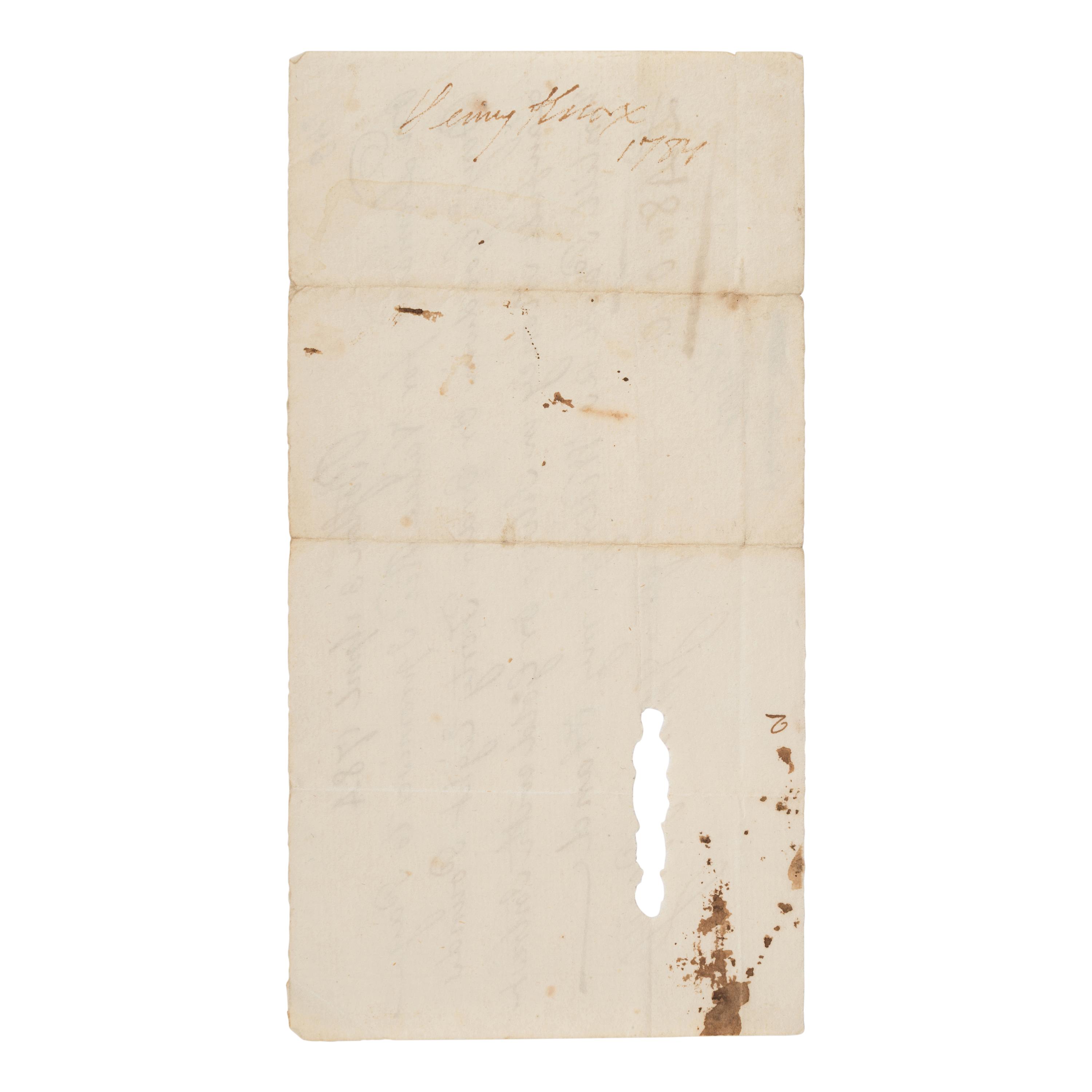 [Founding Fathers]. A small archive of documents, comprising: