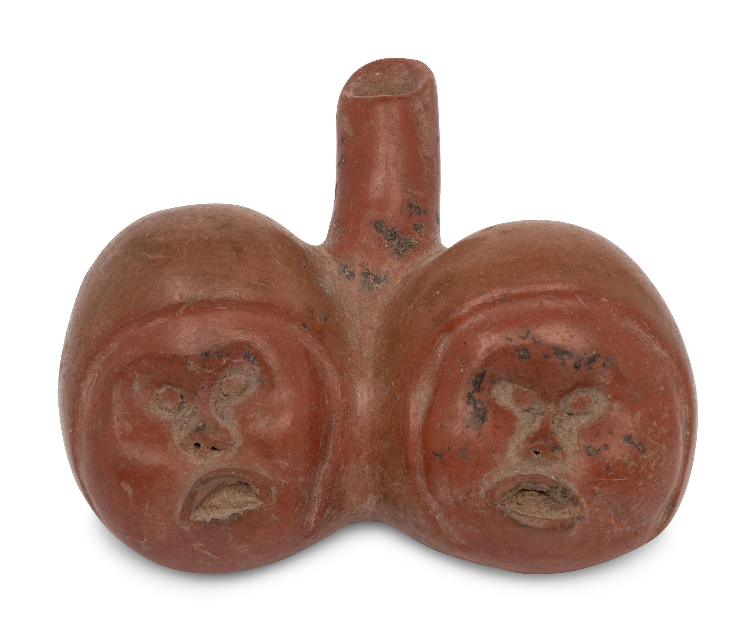A Moche Double-Monkey Vessel
