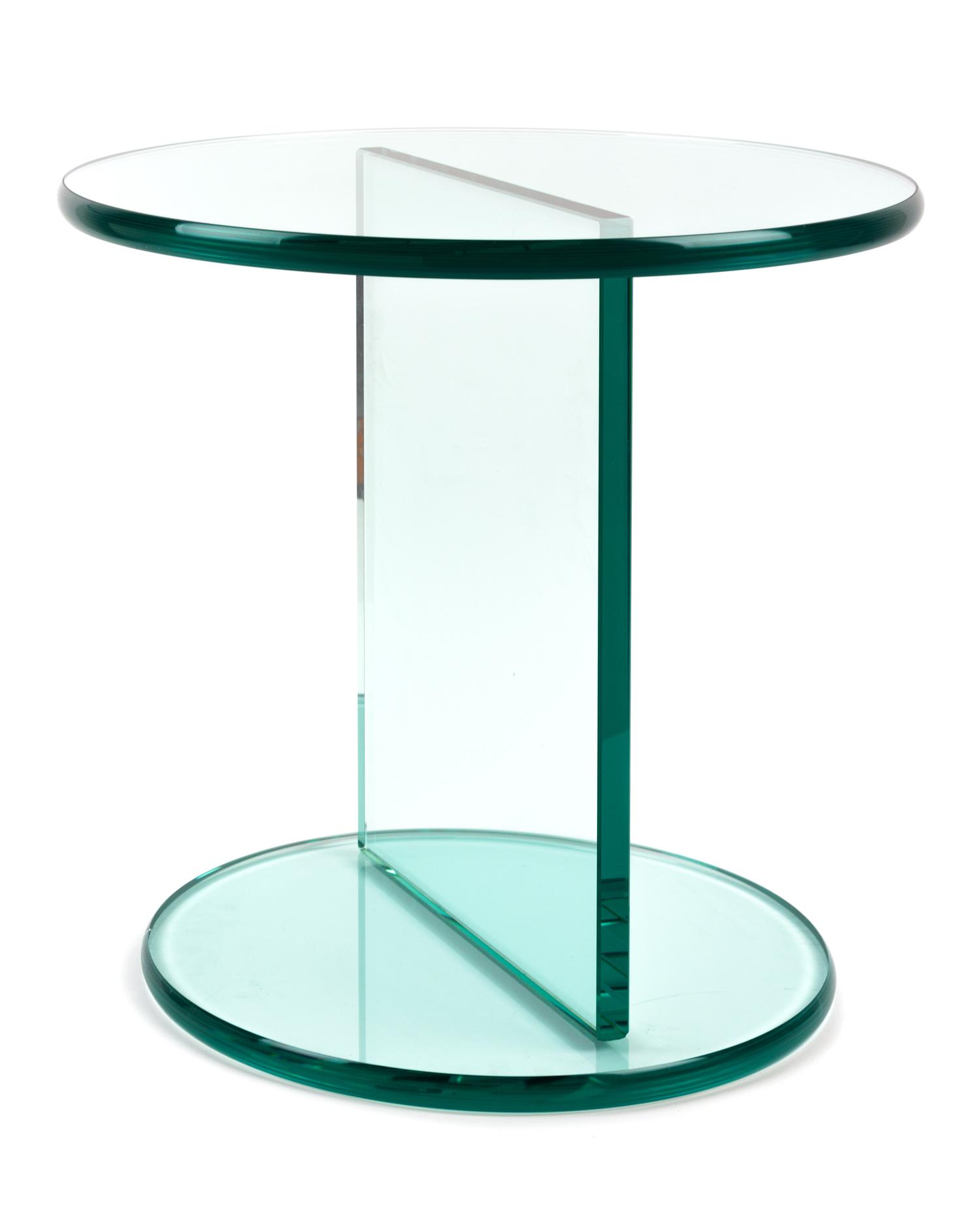 A Glass Side Table