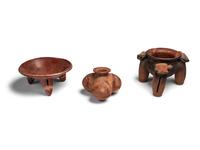 Eighteen Pre-Columbian Vessels and Utensils