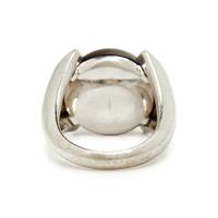 CARTIER, SMOKY QUARTZ AND DIAMOND RING