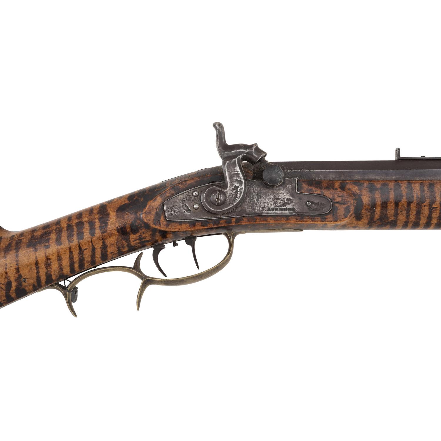 Fullstock Percussion Rifle by Tryon of Philadelphia
