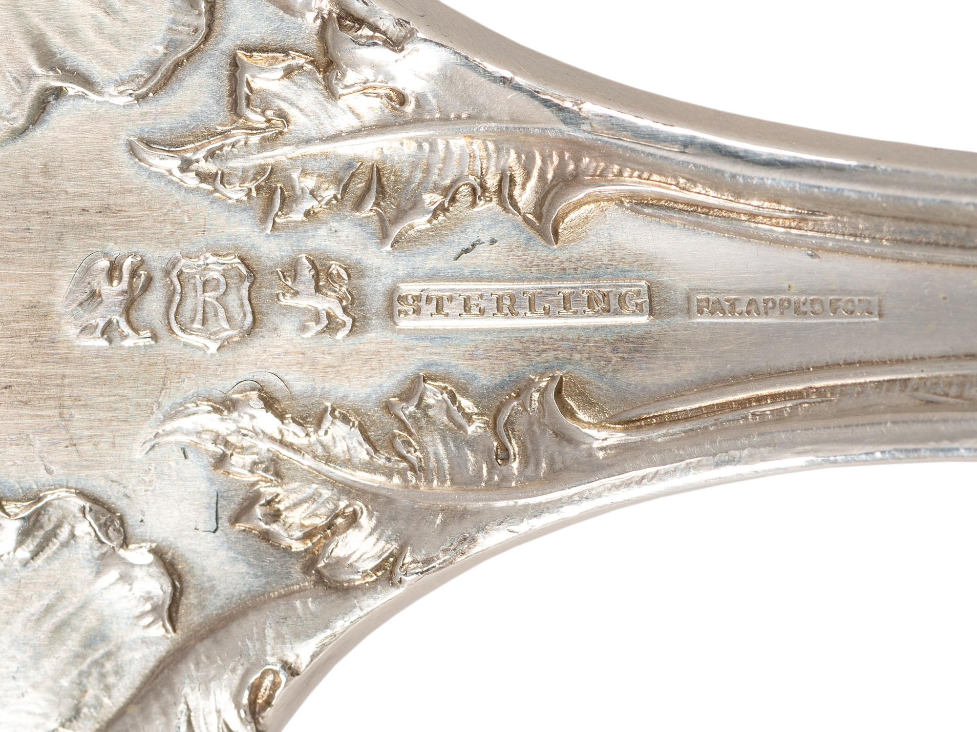 A Reed and Barton 'Love Disarmed' Silver Flatware Service