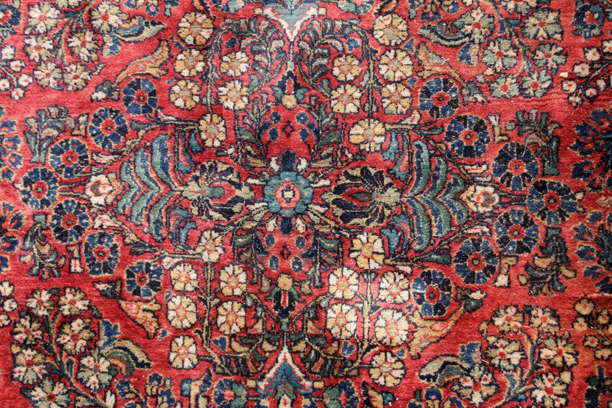 A Sarouk Wool Rug